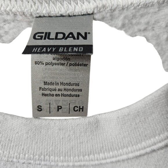 Hairy Pawter Cat Sweatshirt Gildan Heavy Blend White S - Picture 3 of 4